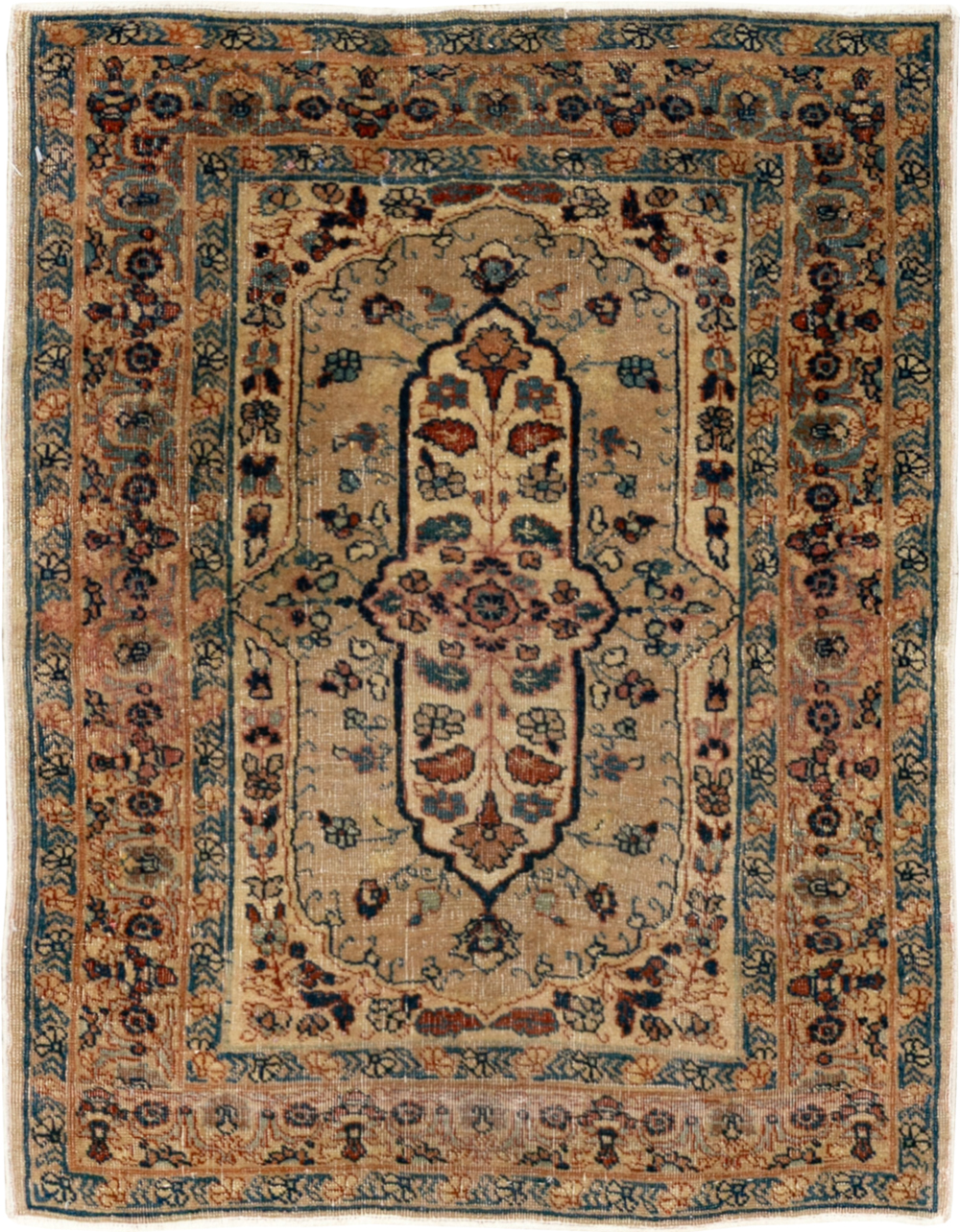 Antique Persian Tabriz Hagi Jalili Rug, No.27813 - Gsblank