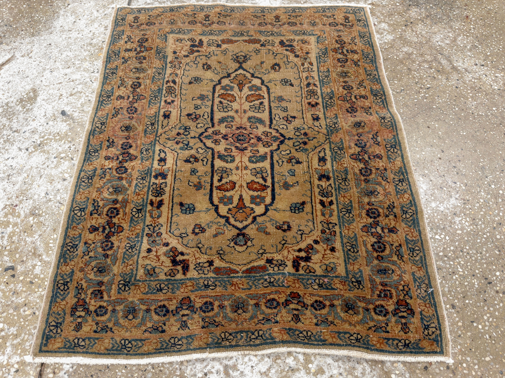 Antique Persian Tabriz Hagi Jalili Rug, No.27813 - Gsblank