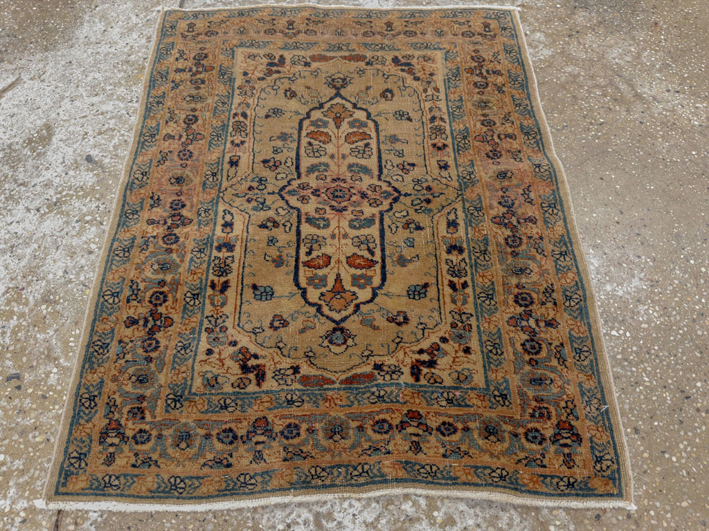 Antique Persian Tabriz Hagi Jalili Rug, No.27813 - Gsblank