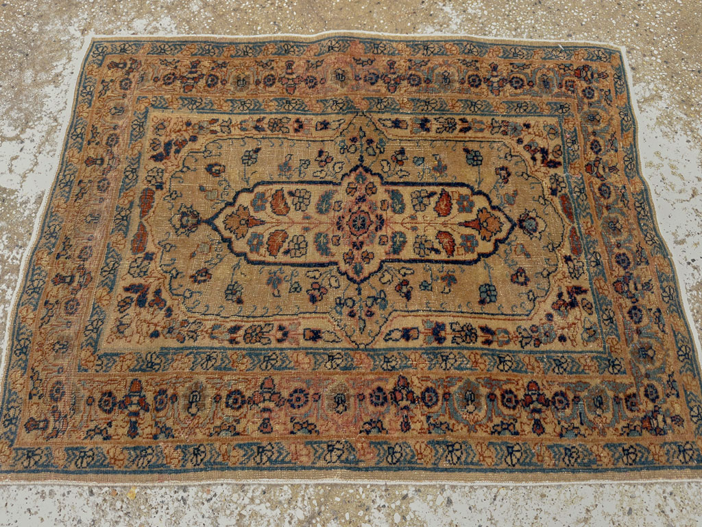 Antique Persian Tabriz Hagi Jalili Rug, No.27813 - Gsblank