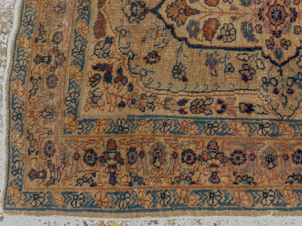 Antique Persian Tabriz Hagi Jalili Rug, No.27813 - Gsblank