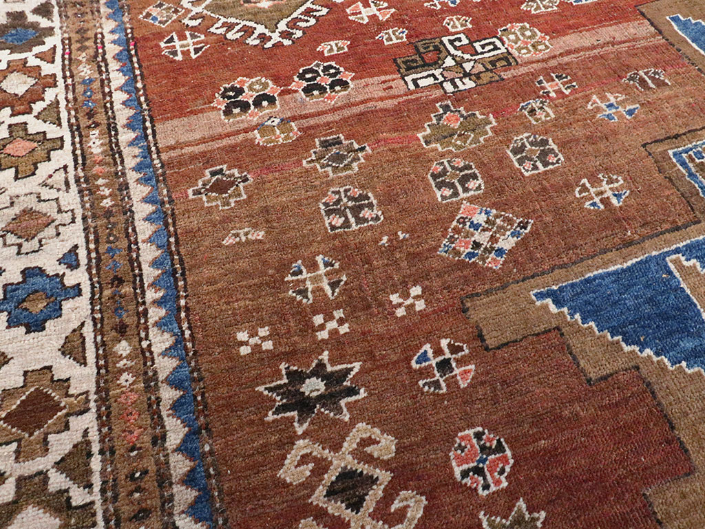 Vintage  Caucasian Kazak Rug, No.27814 - Gsblank