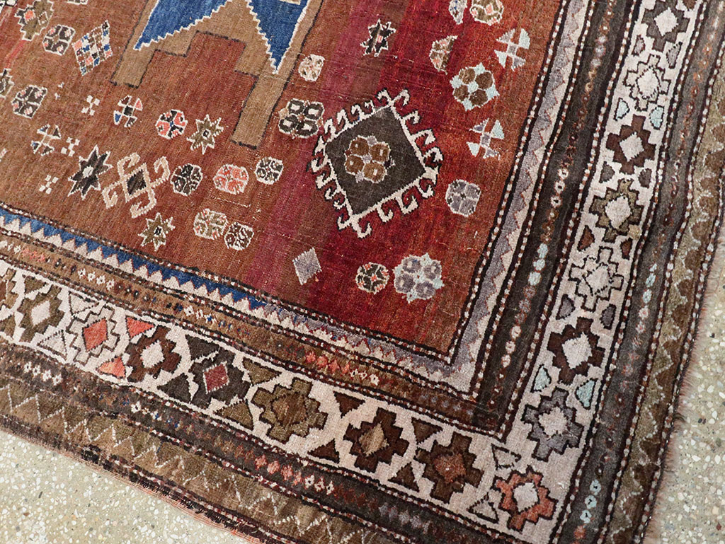 Vintage  Caucasian Kazak Rug, No.27814 - Gsblank