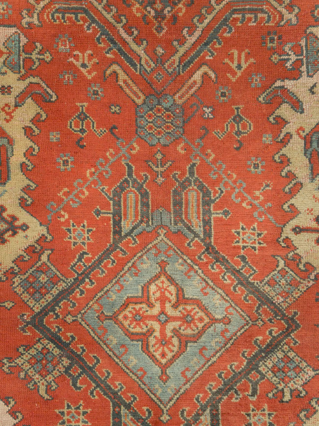 Antique Turkish Oushak Rug, No.27815 - Gsblank