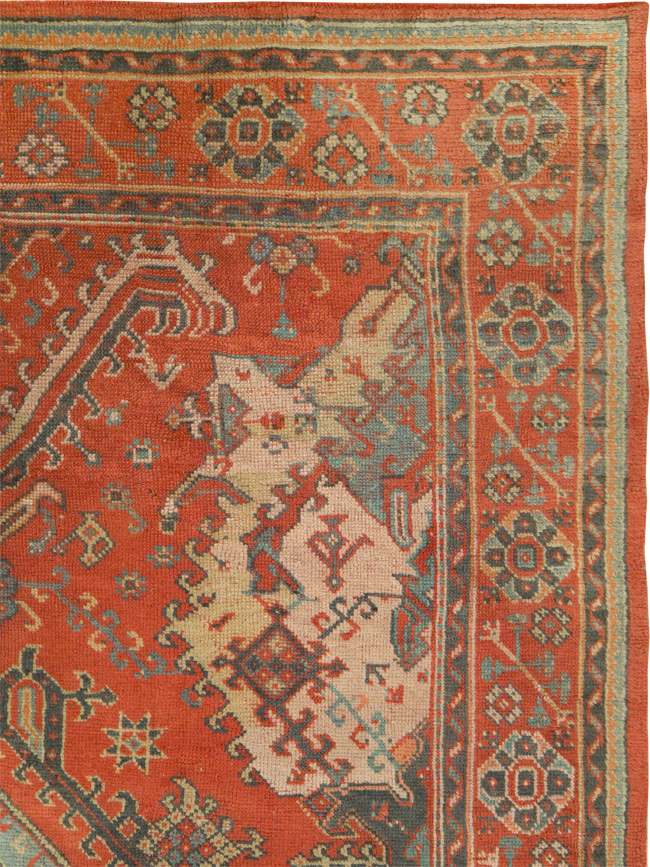 Antique Turkish Oushak Rug, No.27815 - Gsblank