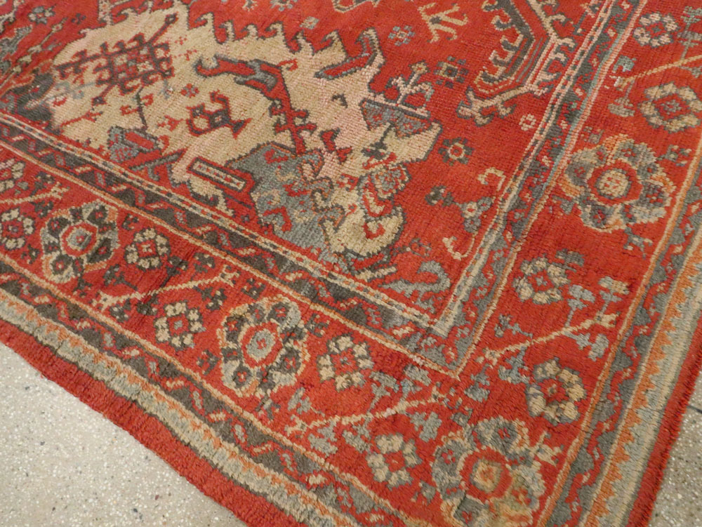 Antique Turkish Oushak Rug, No.27815 - Gsblank