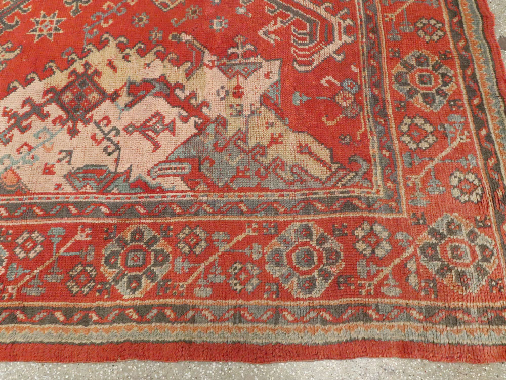 Antique Turkish Oushak Rug, No.27815 - Gsblank