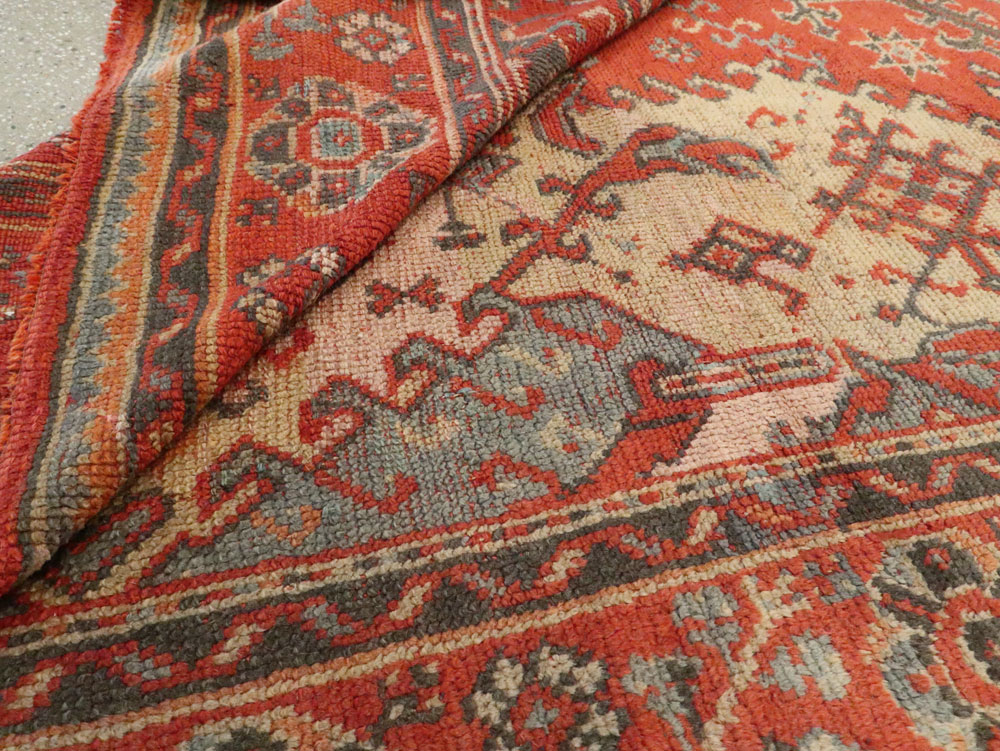 Antique Turkish Oushak Rug, No.27815 - Gsblank