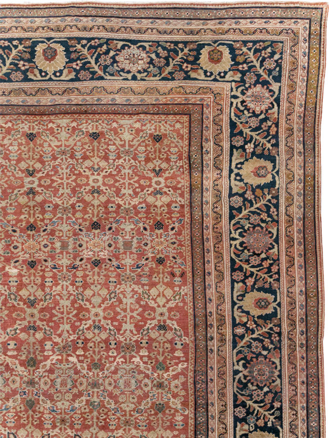 Antique Persian Mahal Oversize Carpet, No.27816 - Gsblank