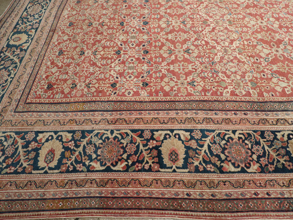 Antique Persian Mahal Oversize Carpet, No.27816 - Gsblank