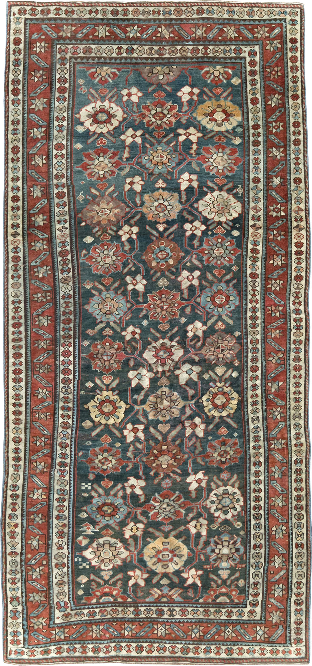 Antique Persian Kurd Gallery Rug, No.27820 - Gsblank