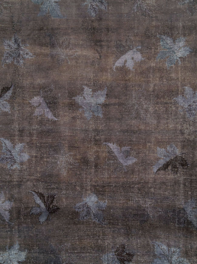 Vintage Persian Mashad Carpet, No.27821 - Gsblank