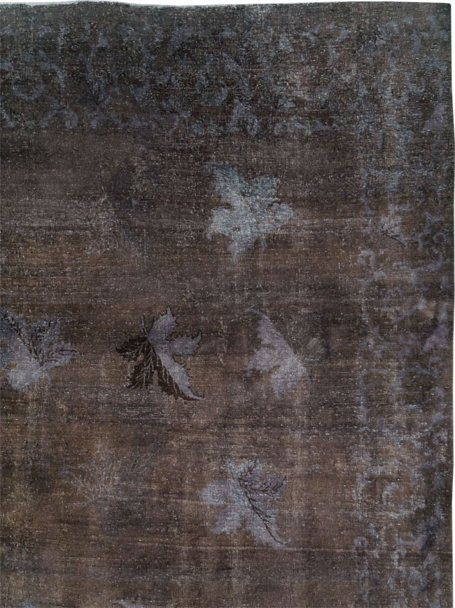 Vintage Persian Mashad Carpet, No.27821 - Gsblank