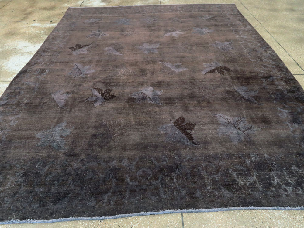 Vintage Persian Mashad Carpet, No.27821 - Gsblank