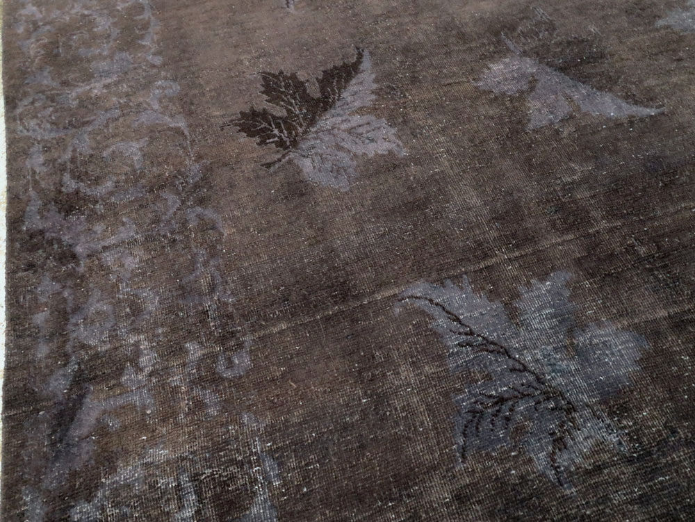 Vintage Persian Mashad Carpet, No.27821 - Gsblank