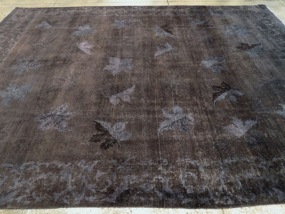 Vintage Persian Mashad Carpet, No.27821 - Gsblank