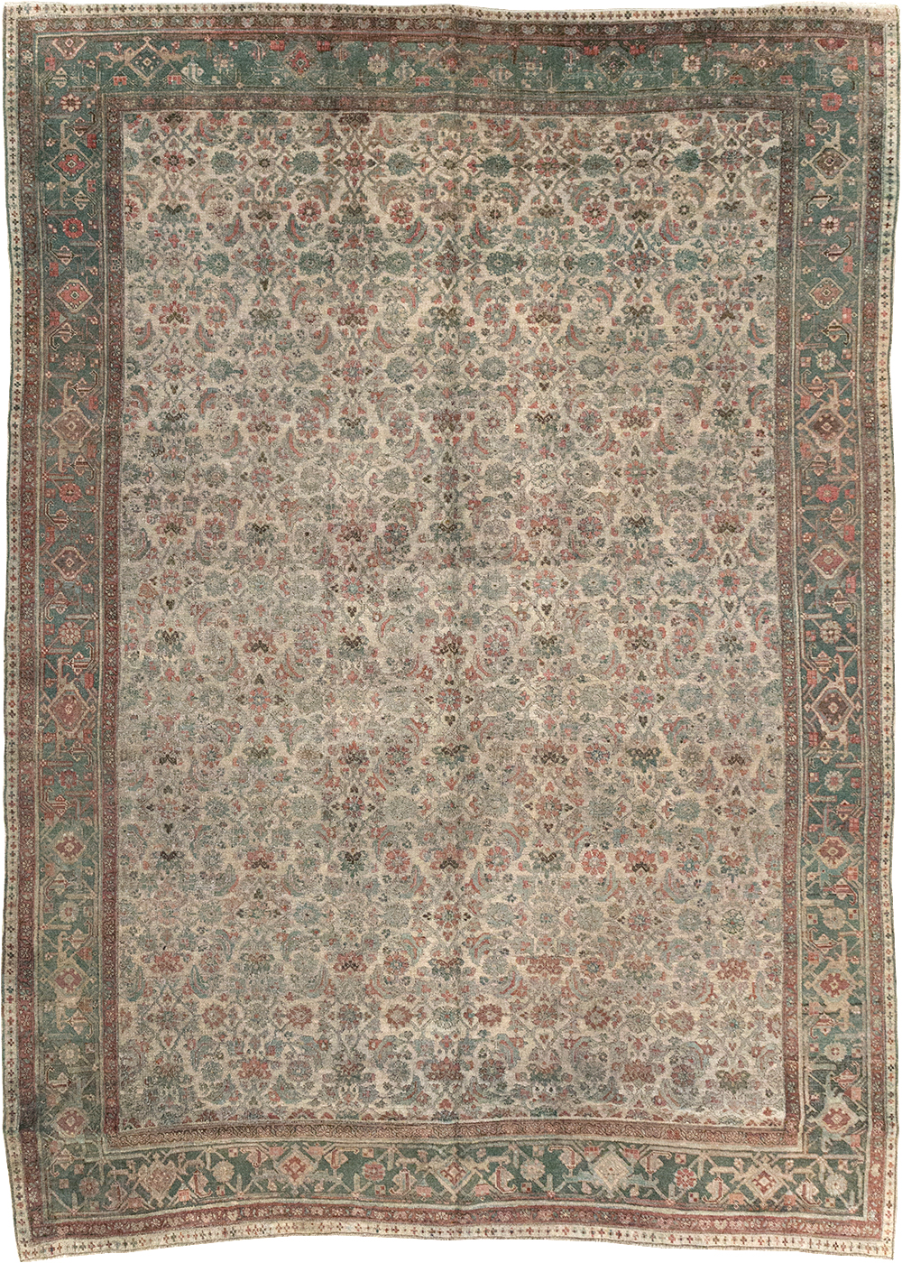 Antique Persian Bidjar Small Room Size Carpet, No.27827 - Gsblank