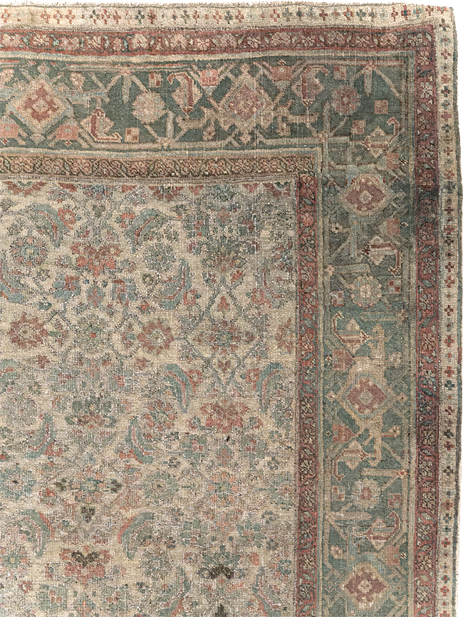 Antique Persian Bidjar Small Room Size Carpet, No.27827 - Gsblank