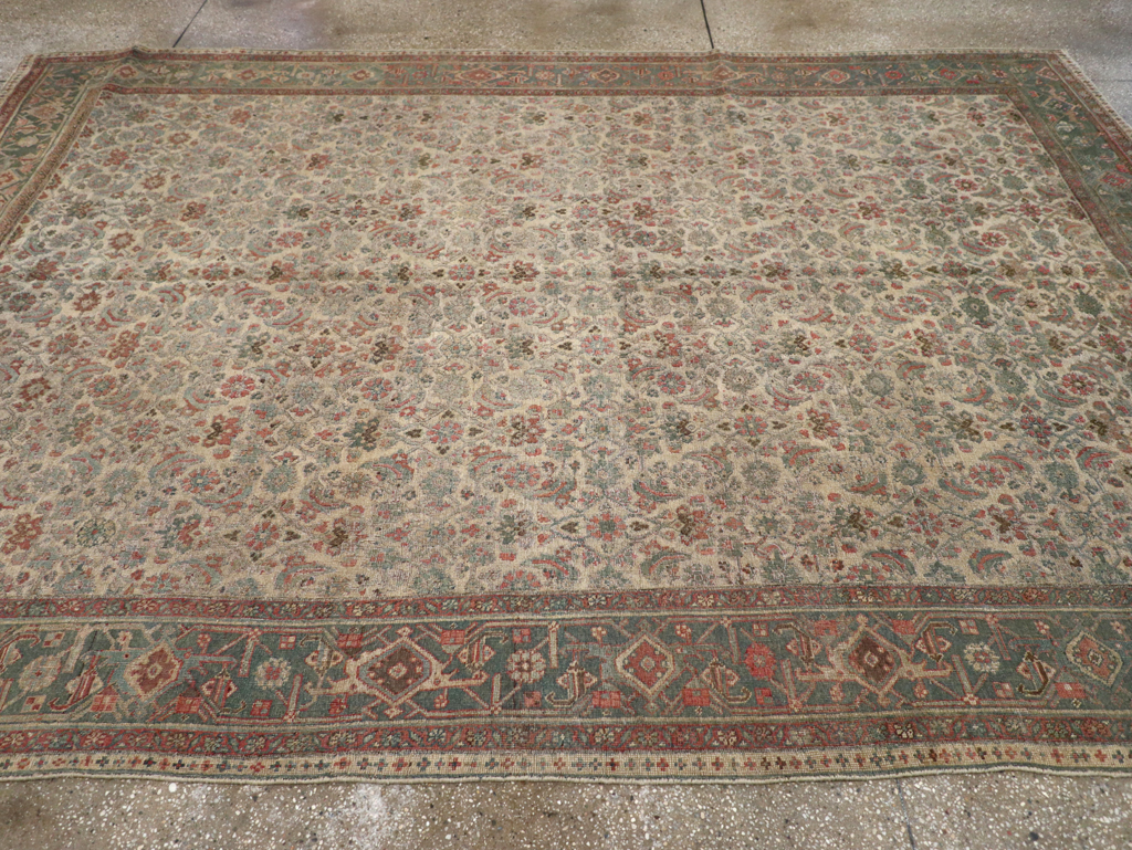 Antique Persian Bidjar Small Room Size Carpet, No.27827 - Gsblank