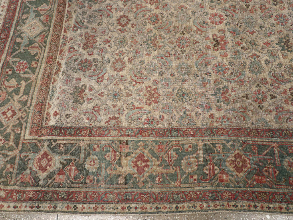 Antique Persian Bidjar Small Room Size Carpet, No.27827 - Gsblank