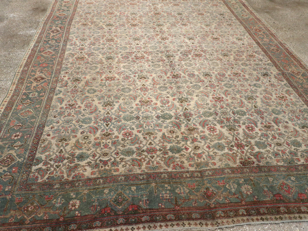 Antique Persian Bidjar Small Room Size Carpet, No.27827 - Gsblank