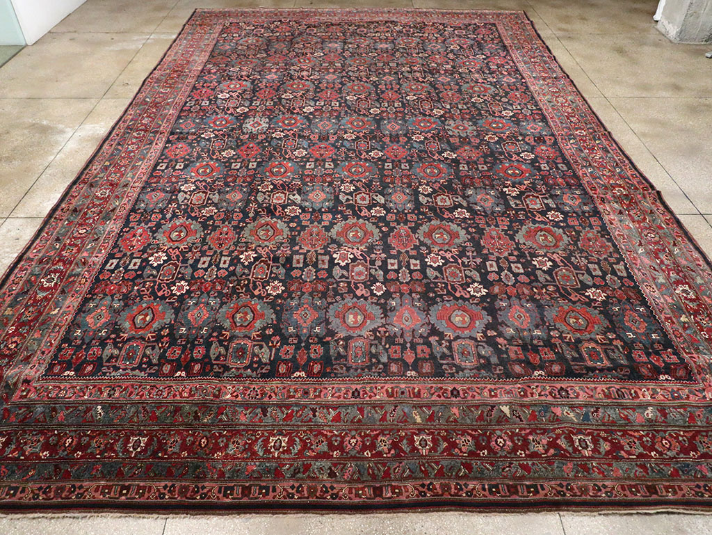 Antique Persian Bidjar Carpet, No.27828 - Gsblank