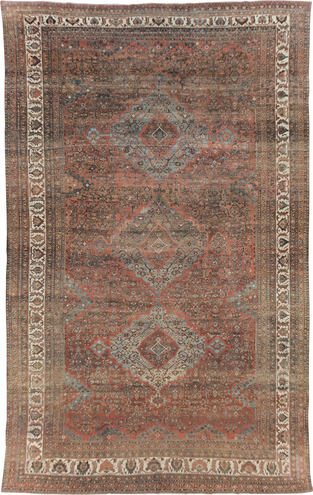 Antique Persian Shiraz Carpet, No.27830 - Gsblank