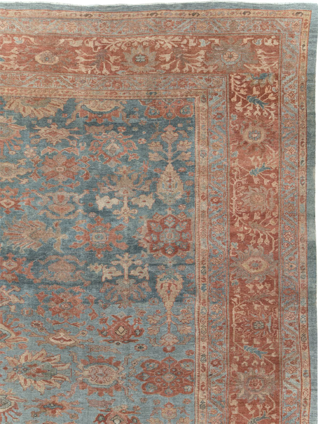 Antique Persian Mahal Oversize Carpet, No.27838 - Gsblank