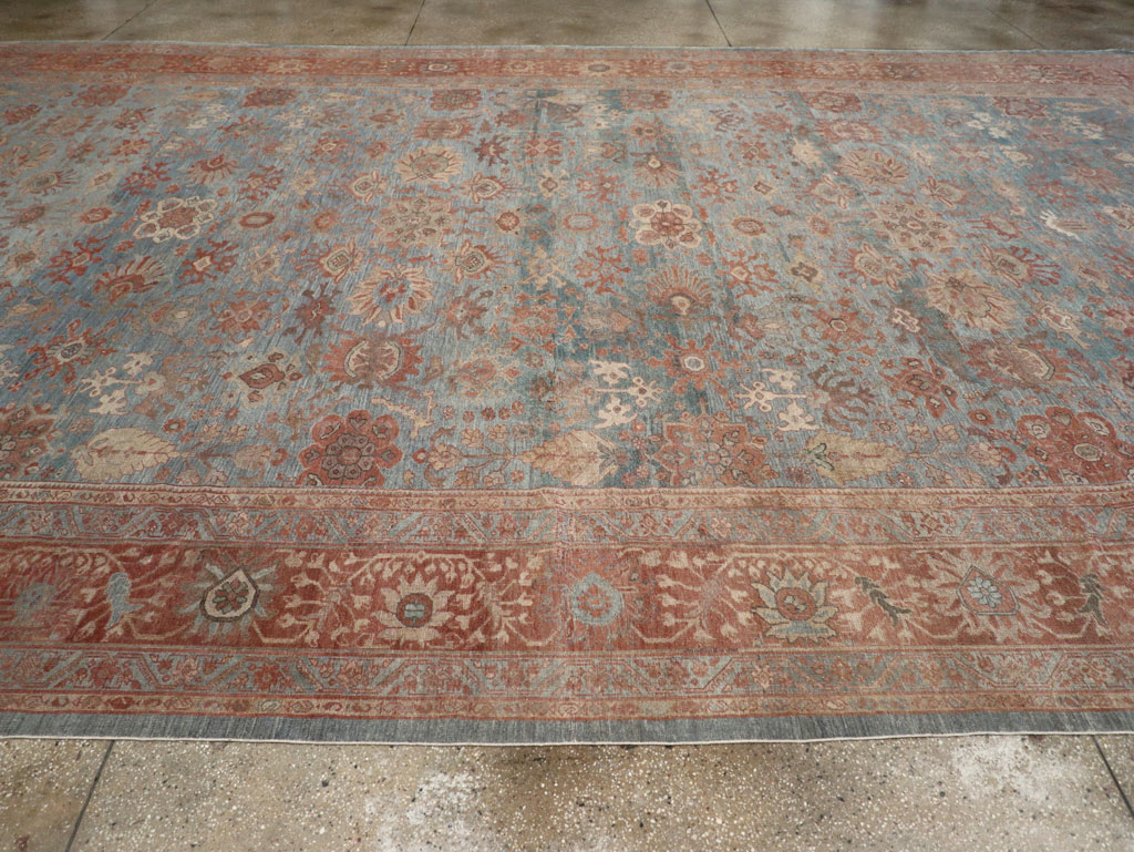 Antique Persian Mahal Oversize Carpet, No.27838 - Gsblank