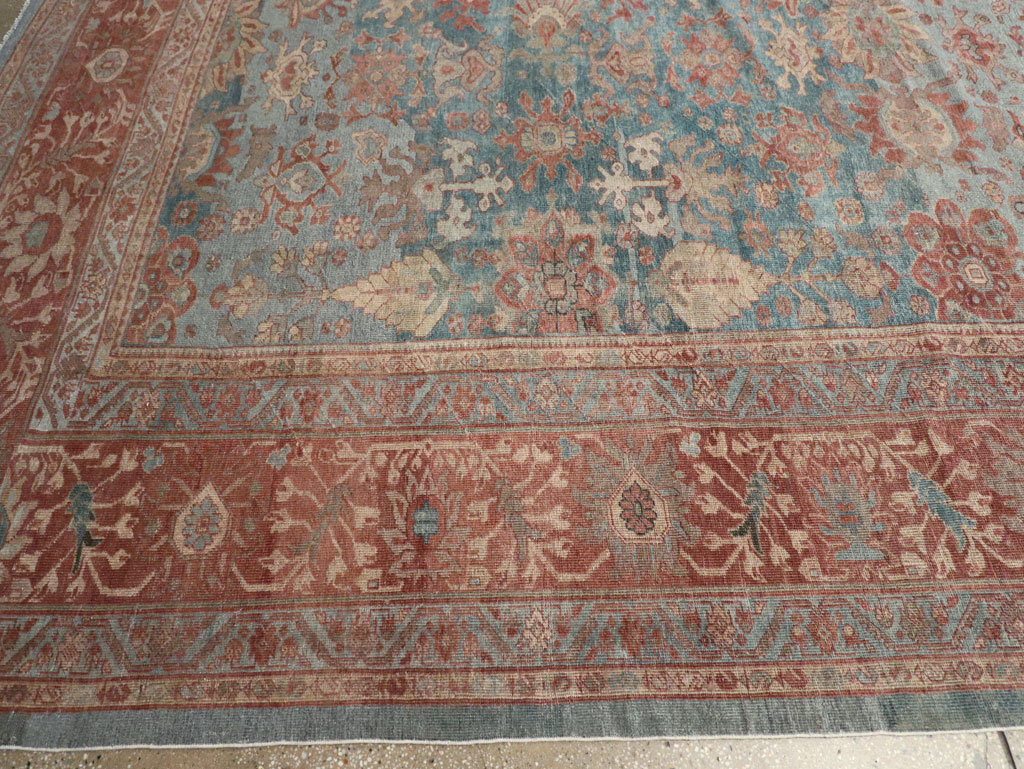 Antique Persian Mahal Oversize Carpet, No.27838 - Gsblank