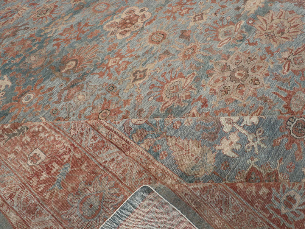 Antique Persian Mahal Oversize Carpet, No.27838 - Gsblank