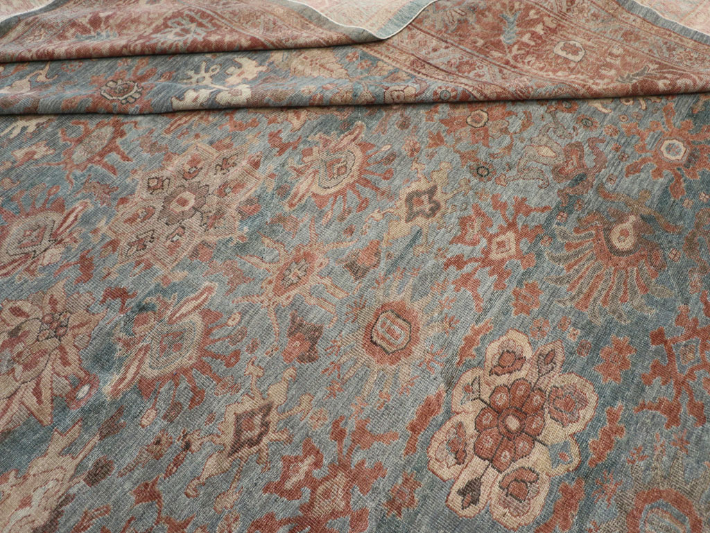 Antique Persian Mahal Oversize Carpet, No.27838 - Gsblank