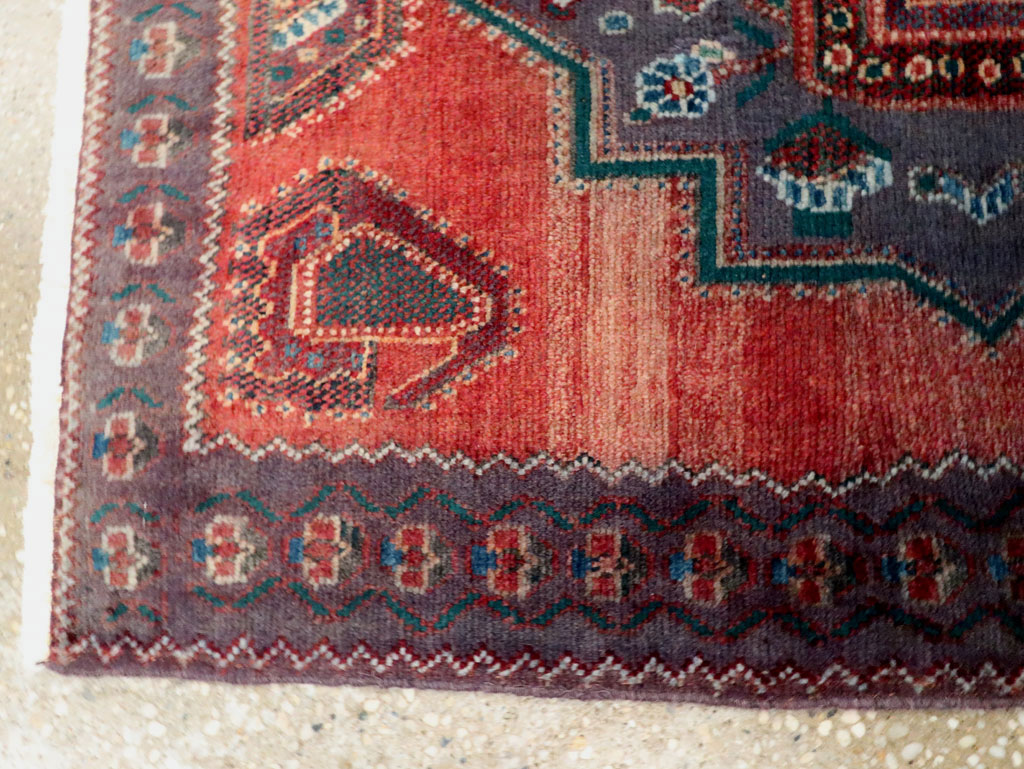 Vintage Persian Hamadan Rug, No.27855 - Gsblank