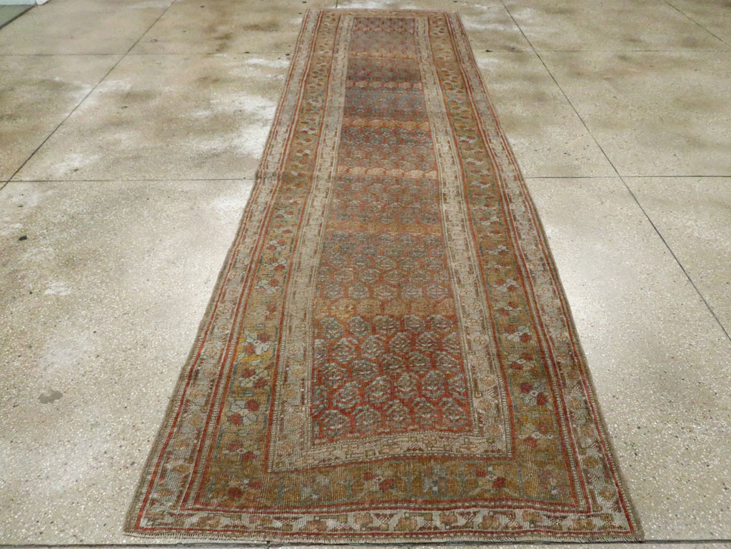 Antique Persian Kurd Bidjar Gallery Carpet, No.27858 - Gsblank