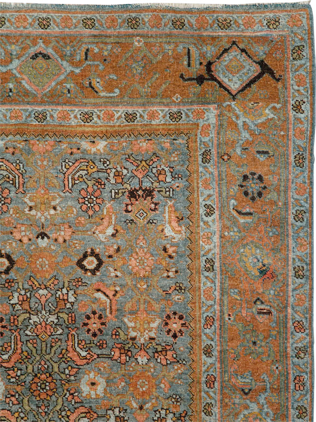 Antique Persian Bidjar Accent Rug, No.27862 - Gsblank