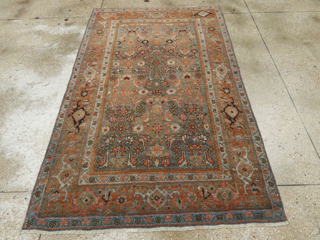 Antique Persian Bidjar Accent Rug, No.27862 - Gsblank