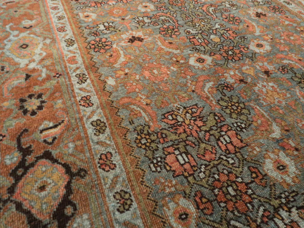 Antique Persian Bidjar Accent Rug, No.27862 - Gsblank
