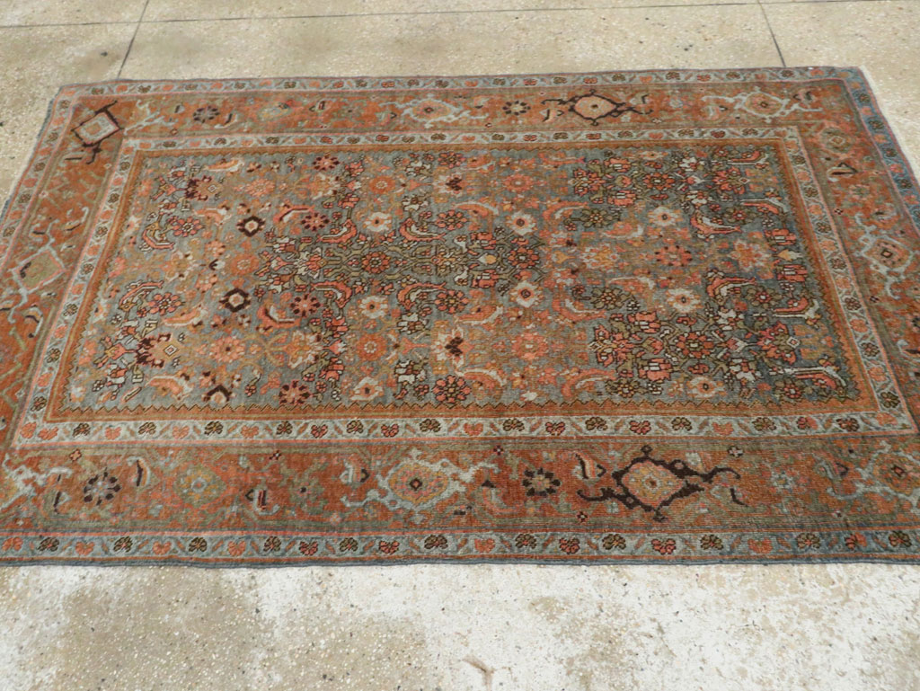 Antique Persian Bidjar Accent Rug, No.27862 - Gsblank