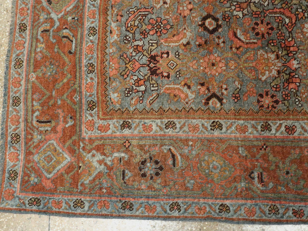 Antique Persian Bidjar Accent Rug, No.27862 - Gsblank