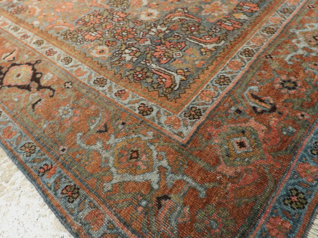 Antique Persian Bidjar Accent Rug, No.27862 - Gsblank