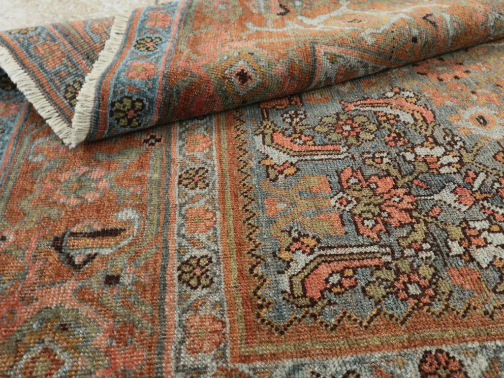 Antique Persian Bidjar Accent Rug, No.27862 - Gsblank