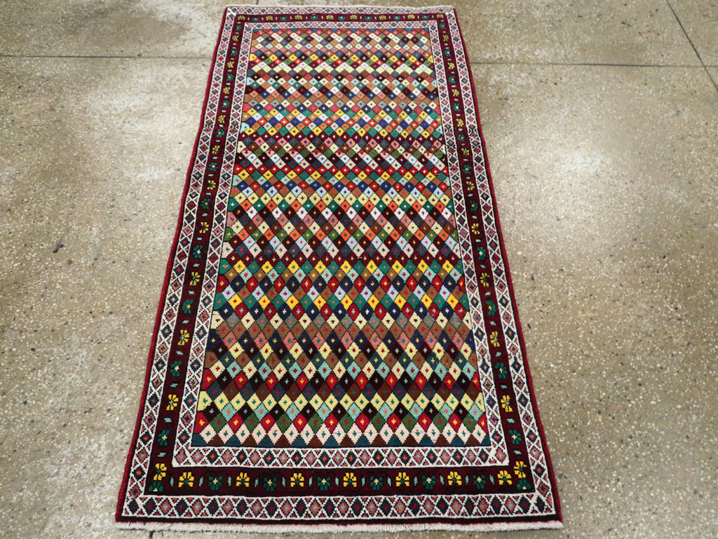 Vintage Persian Hamadan Rug, No.27865 - Gsblank