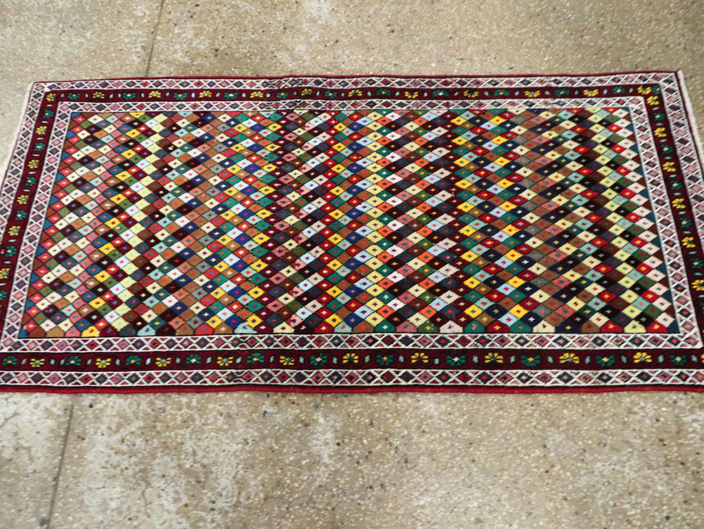 Vintage Persian Hamadan Rug, No.27865 - Gsblank