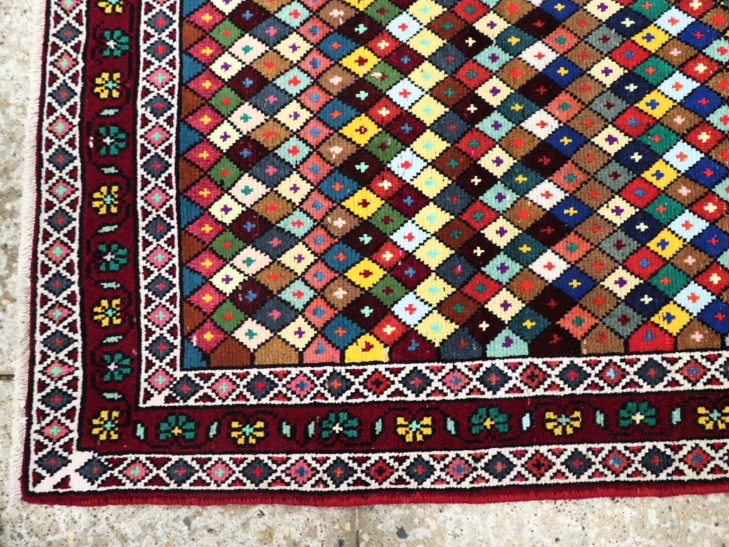 Vintage Persian Hamadan Rug, No.27865 - Gsblank