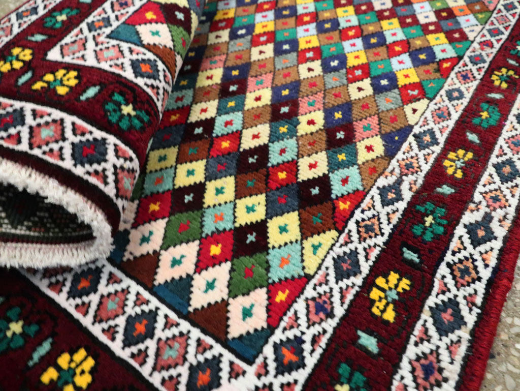 Vintage Persian Hamadan Rug, No.27865 - Gsblank