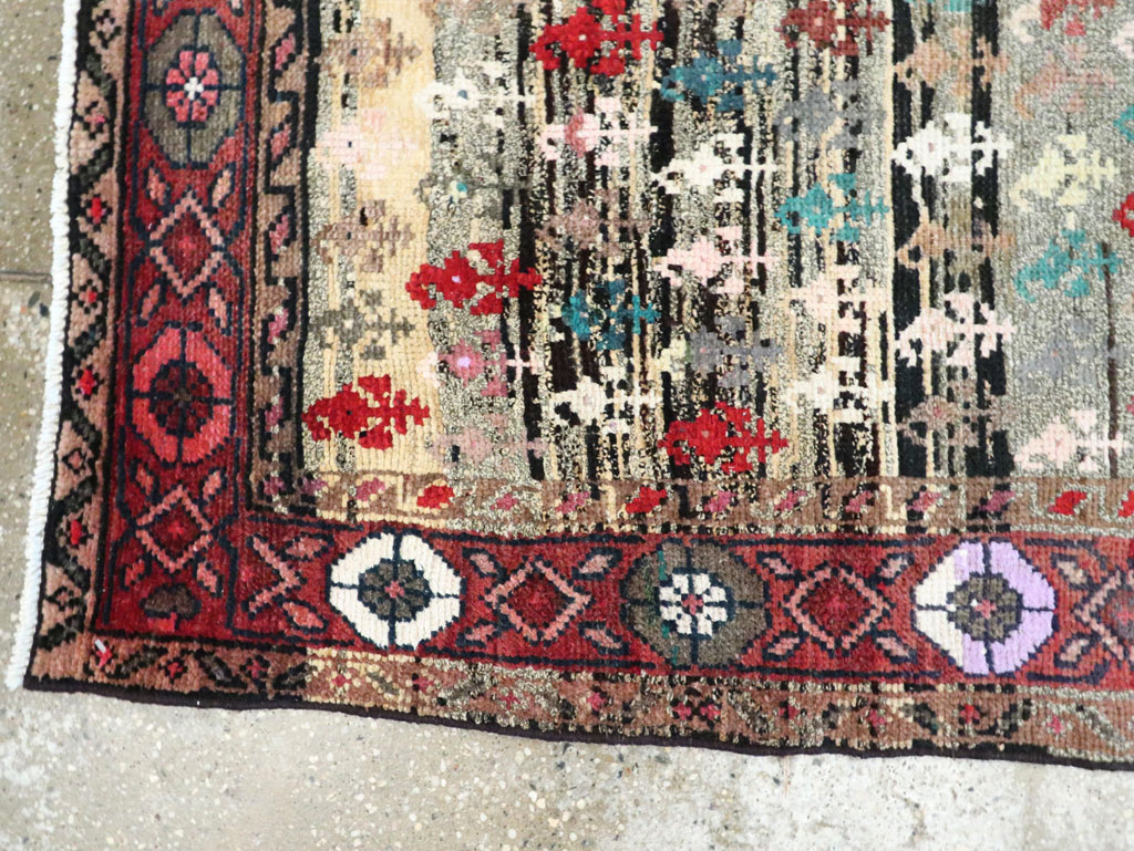 Vintage Persian Hamadan Rug, No.27866 - Gsblank
