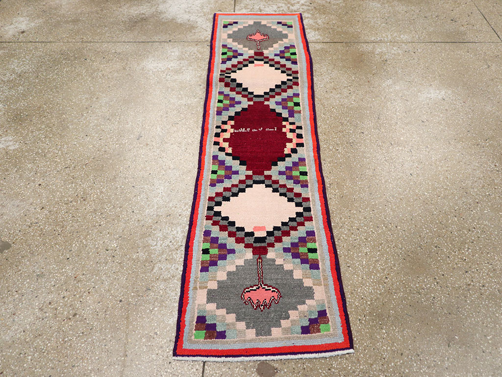 Vintage Persian Mahal Small Runner, No.27868 - Gsblank
