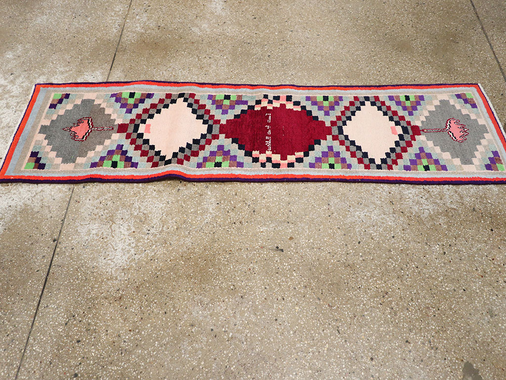 Vintage Persian Mahal Small Runner, No.27868 - Gsblank