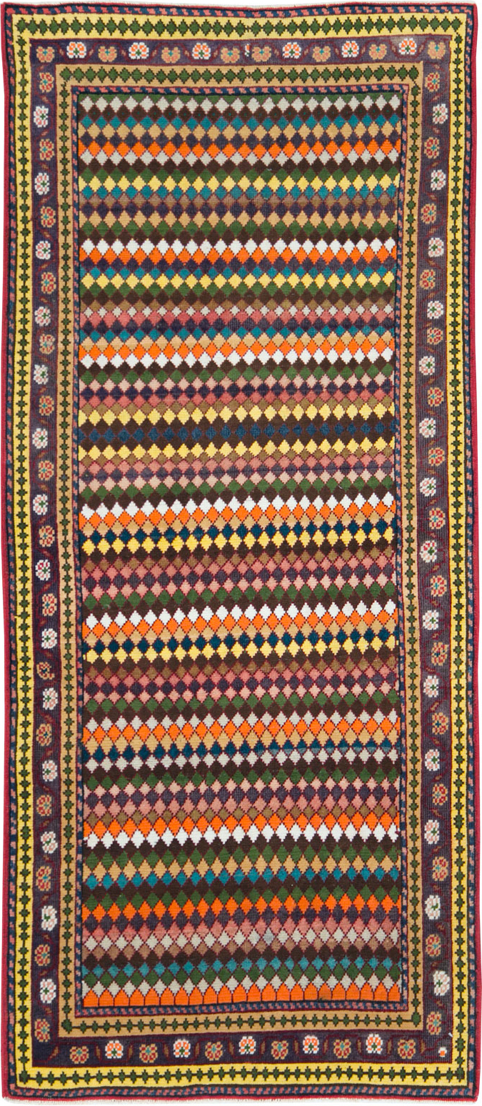 Vintage Persian Mahal Small Runner, No.27870 - Gsblank