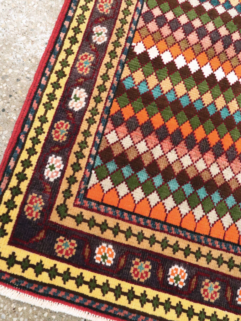 Vintage Persian Mahal Small Runner, No.27870 - Gsblank